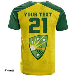 custom australia cricket t shirt history champions world cup unique