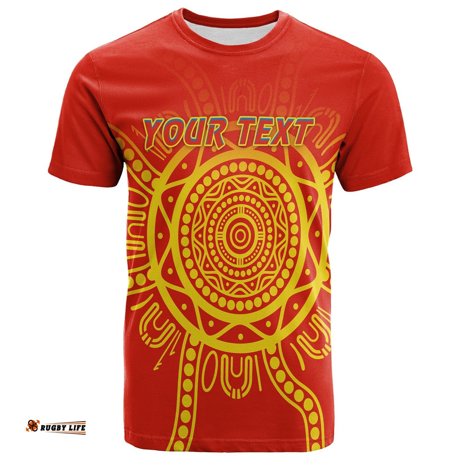 custom personalised suns football t shirt simple gold coast
