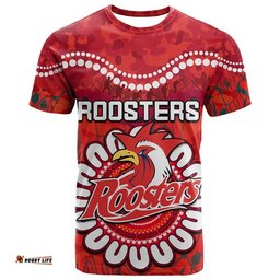 custom personalised roosters rugby anzac t shirt camouflage poppy