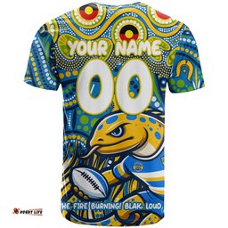 custom australia naidoc week 2024 t shirt parramatta eels mascot keep the fire burning dt02