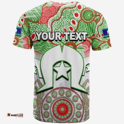 custom personalised rabbitohs torres strait islanders mix aboriginal t shirt