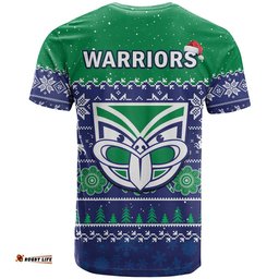 warriors rugby t shirt new zealand indigenous merry christmas