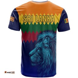 sri lanka the lions cricket t shirt