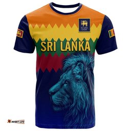 sri lanka the lions cricket t shirt