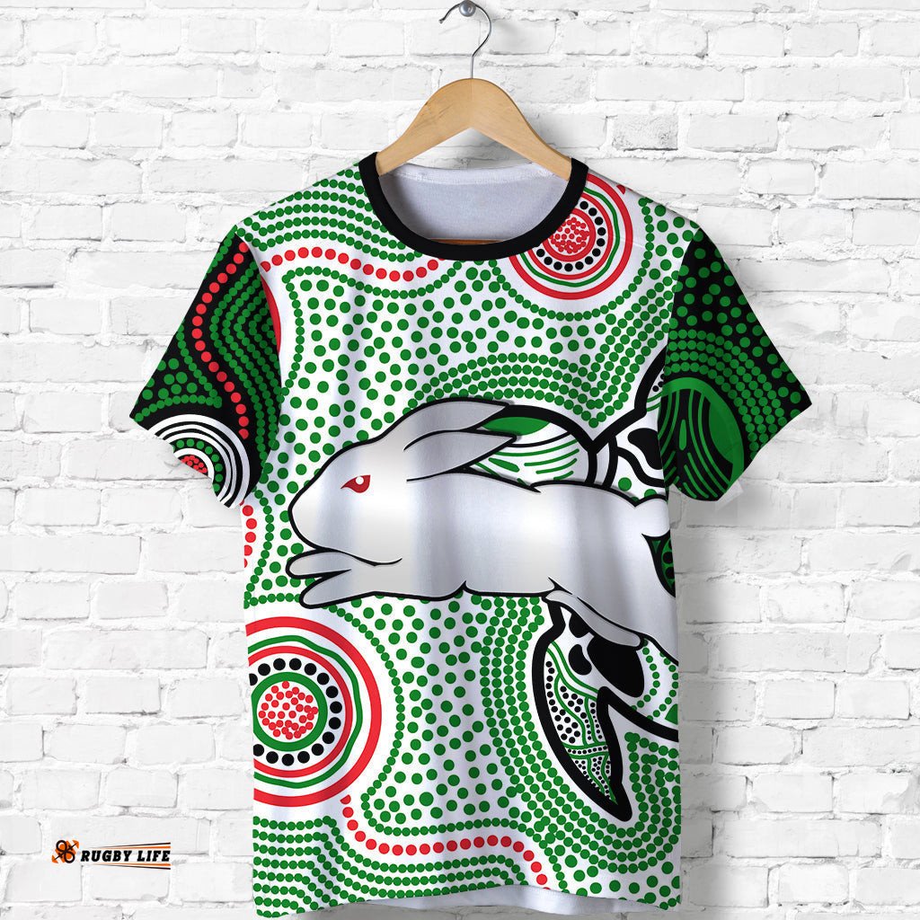 rabbitohs indigenous t shirt simple white