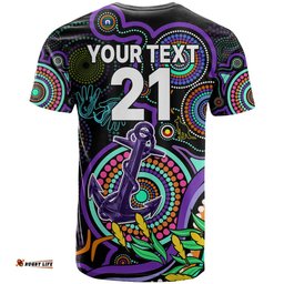 custom dockers football aboriginal art t shirt naidoc indigenous tribal