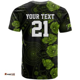 thunder cricket never forget custom t shirt anzac day with poppy aboriginal