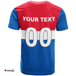 custom personalised western aranda bulldogs football club hermannsburg t shirt