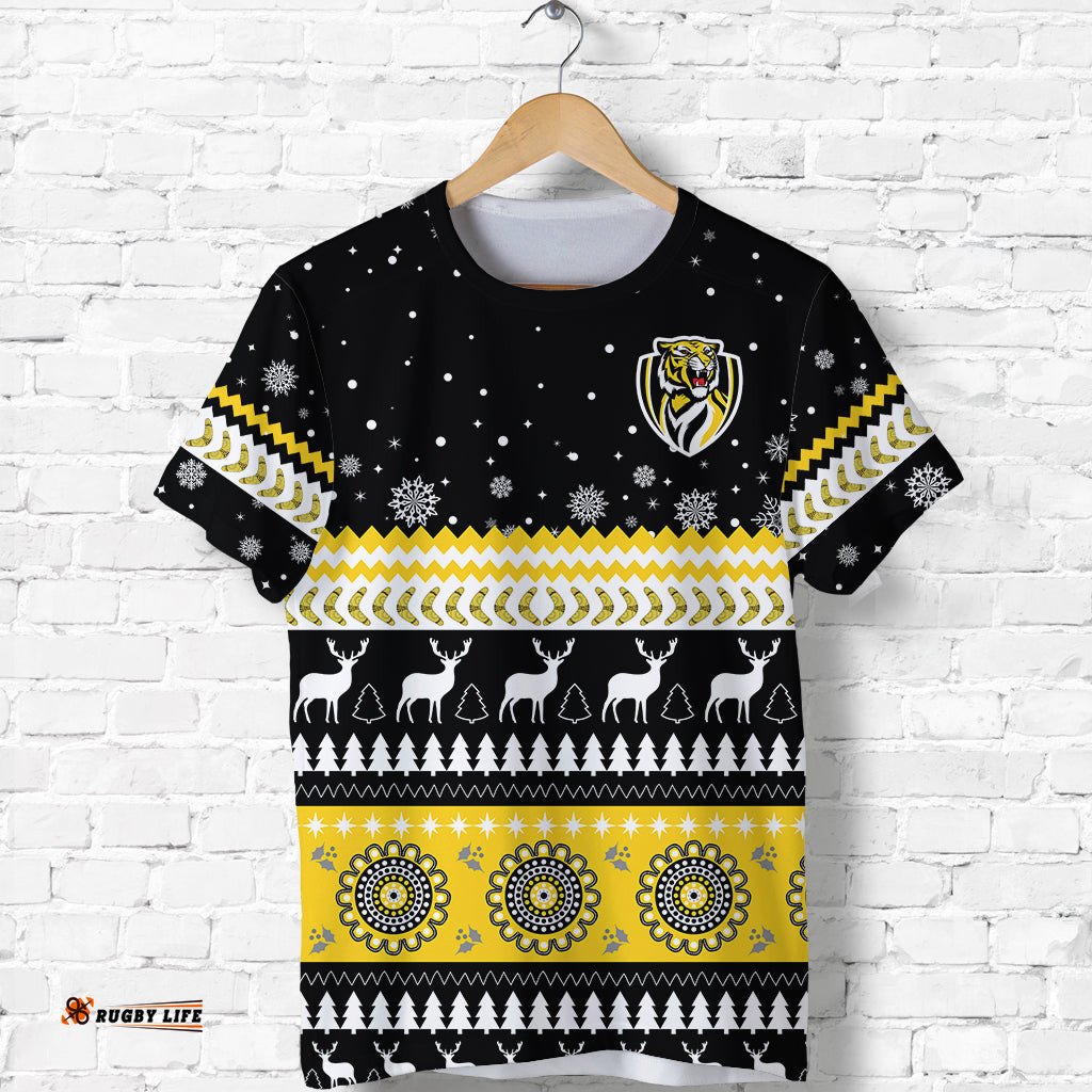 tigers christmas t shirt indigenous richmond football