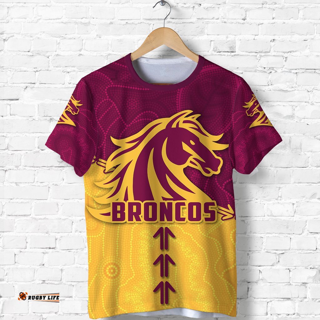 broncos t shirt brisbane aboriginal