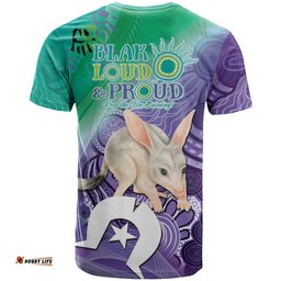 vivid bilby naidoc 2024 t shirt macrotis aboriginal art style