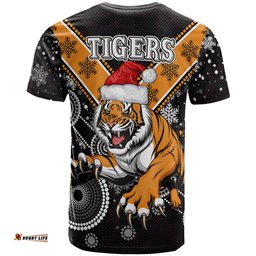 tigers christmas rugby t shirt custom super tigers t shirt