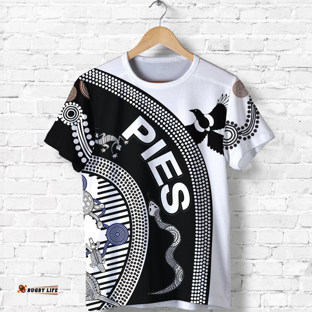 collingwood t shirt pies unique indigenous