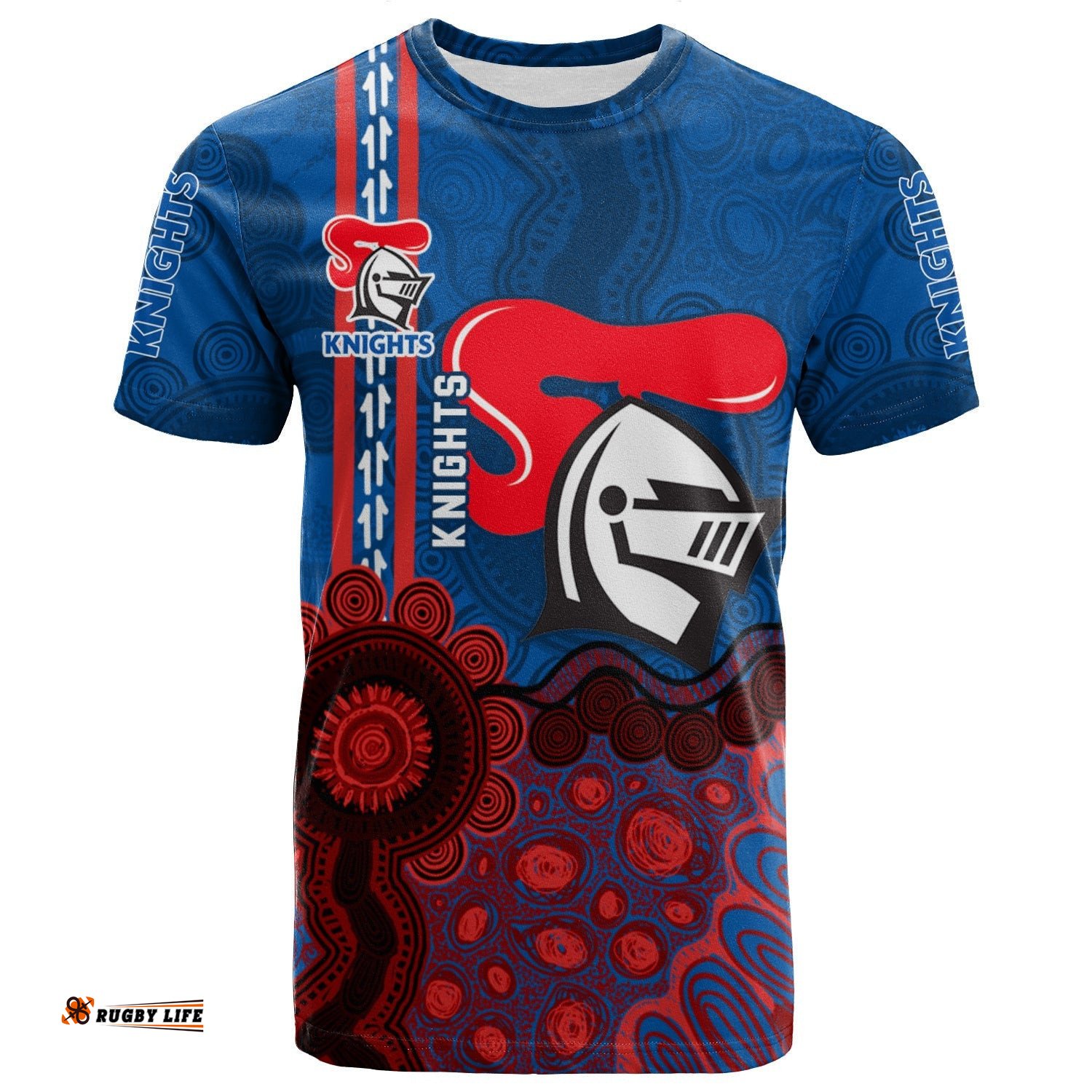 newcastle knights aboriginal t shirt rugby indigenous kangaroo tracks nrl 0Amazing Aussie
