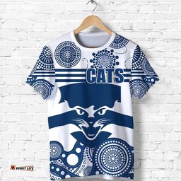 cats t shirt geelong indigenous