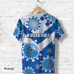 bulldogs t shirt christmas light