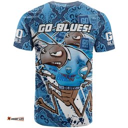 new south wales rugby league team t shirt custom nsw blues super cockroaches with aboriginal culture state of origin t shirt