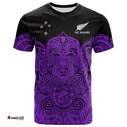 new zealand tiki rugby t shirt nz maori koru pattern ver04
