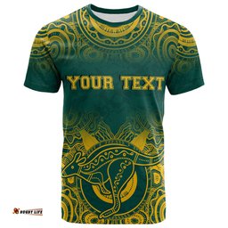 wallabies rugby t shirt custom aboriginal wallabies kangaroo t shirt