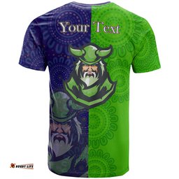 raiders t shirt custom raiders rugby aboriginal style t shirt
