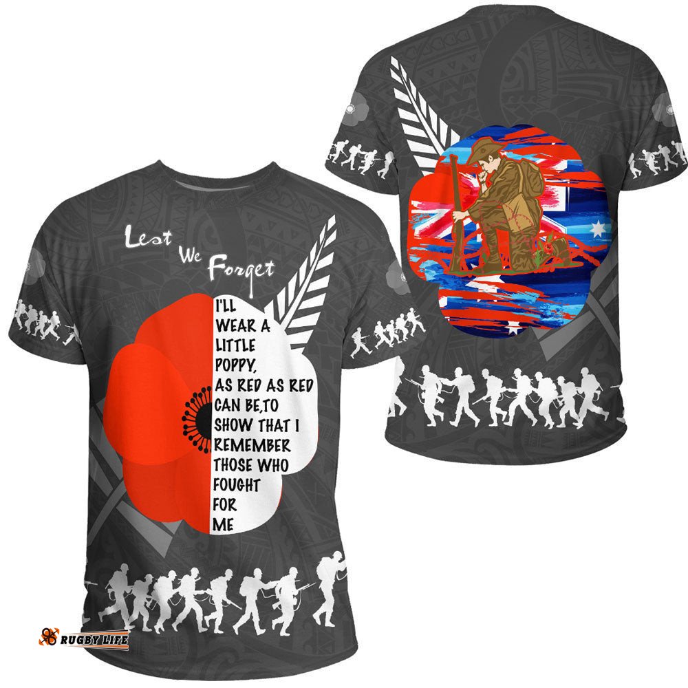 vibe hoodie clothing new zealand anzac red poopy t shirt