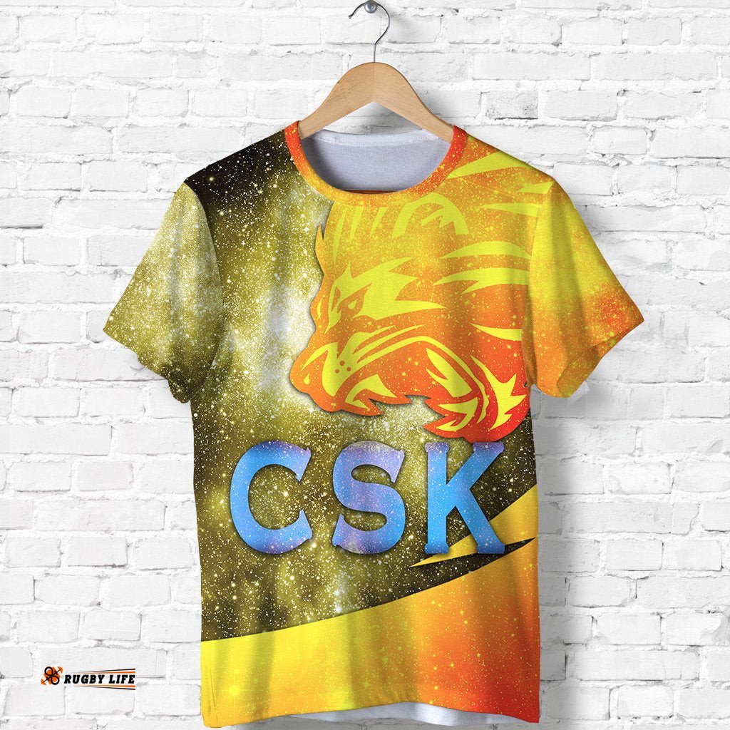 chennai super kings t shirt cricket universe energy vibes