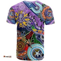custom naidoc week 2024 fremantle dockers freo t shirt australia aboriginal dot painting dt02