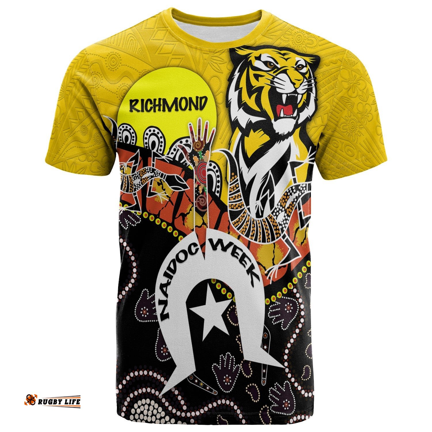 richmond naidoc week t shirt indigenous tigers