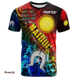 australia naidoc week 2022 t shirt custom naidoc week 2022 aboriginal inspired dot art painting with hunting get up stand up show up t shirt