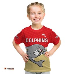 custom text and number dolphins rugby t shirt sporty style ver01