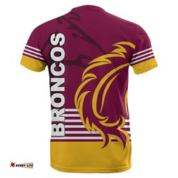 custom personalisedbrisbane broncos t shirt