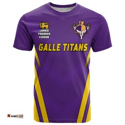 custom galle cricket t shirt lanka league 2023