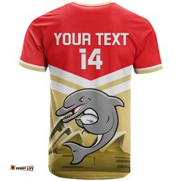 custom australia day dolphins t shirt nrl 2024 with sydney opera house