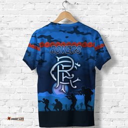rovers football club anzac t shirt simple style