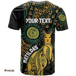australia matildas indigenous t shirt naidoc 2024 keep the fire burning