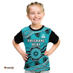 brisbane heat cricket t shirt aboriginal painting