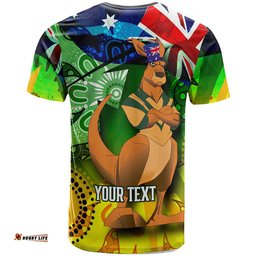 wallabies rugby t shirt custom australia national rugby championship welcome back wally aboriginal player and number t shirt