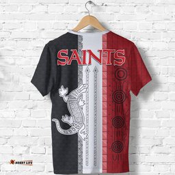 saints indigenous t shirt