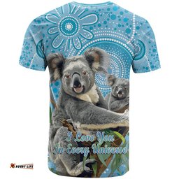 australia mothers day t shirt i love you every universe aboriginal art