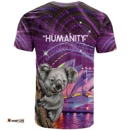 vivid sydney australia t shirt humanity aussie koala fanciful light