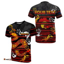 custom personalisednaidoc parramatta eels t shirt aboriginal patterns style black