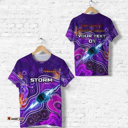 custom personalised melbourne storm t shirt naidoc heal country! heal our nation custom text and number