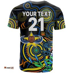 custom cowboys rugby aboriginal art t shirt naidoc indigenous tribal