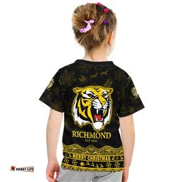 richmond tigers unique winter season t shirt tigers merry christmas