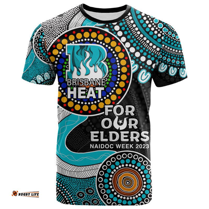 brisbane heat cricket t shirt naidoc 2023 aboriginal