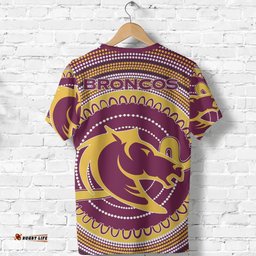brisbane all over print t shirt broncos indigenous
