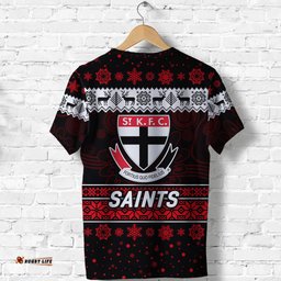 st kilda saints t shirt christmas simple style