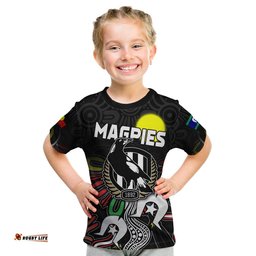 custom personalised magpies naidoc week t shirt collingwood football aboriginal