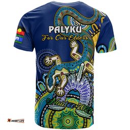 australia naidoc 2023 t shirt palyku indigenous lizard for our elders