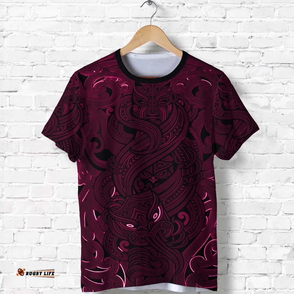 new zealand shirt maori gods t shirt tumatauenga god of war pinkAmazing Aussie